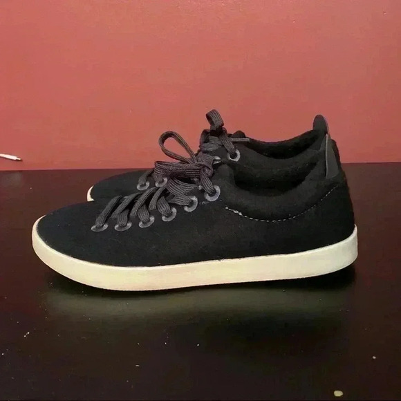 Allbirds Black Wool Pipers  Sneakers - Picture 2 of 7